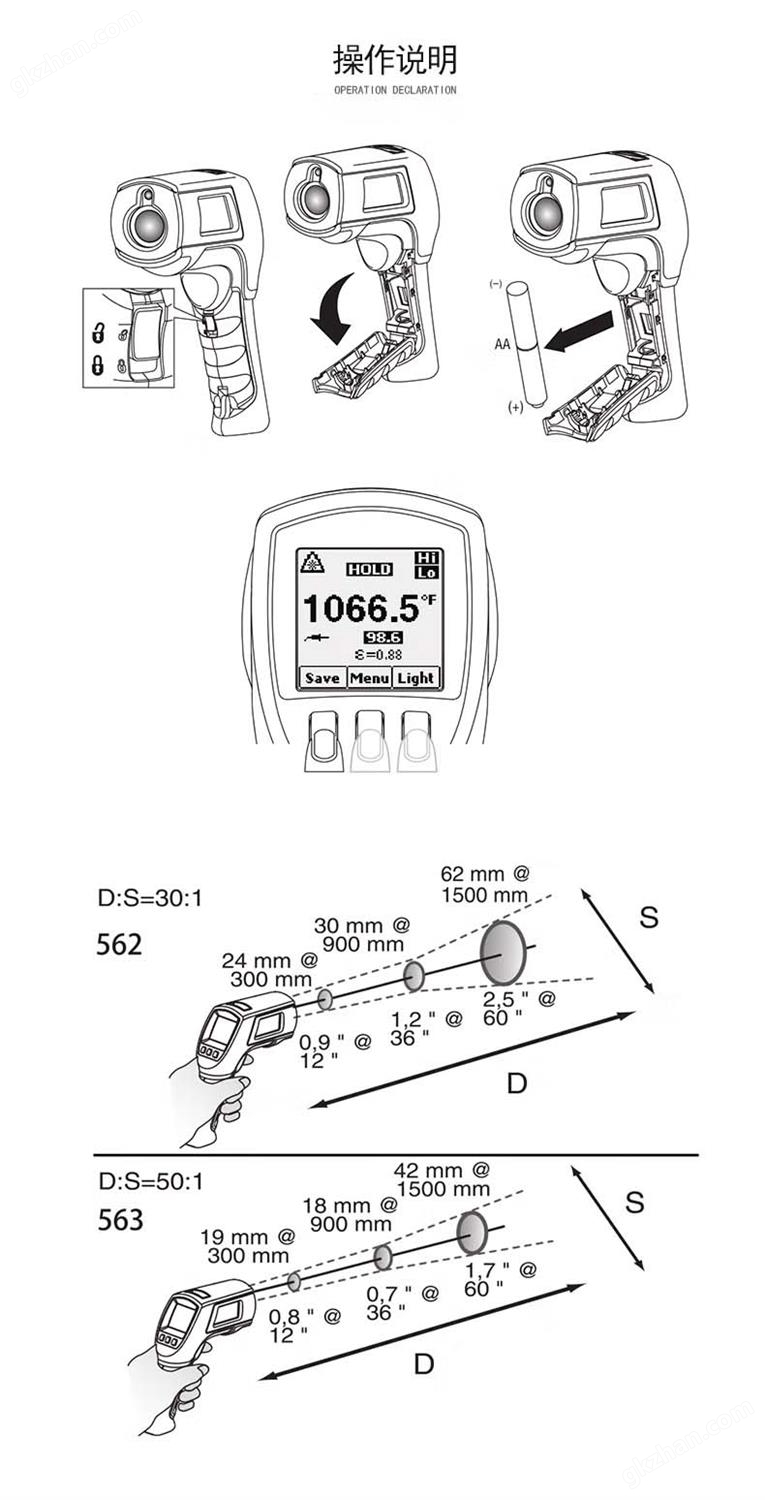 Fluke 562/Fluke 563 高精度两用红外测温仪